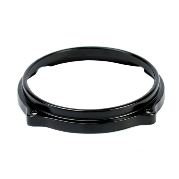 Aro Batedeira Die Cast de Alumínio Preto 3,5mm com 6" e 4 Furos