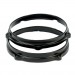 Par de Aros Die Cast de Alumínio Preto 3,5mm com 8" e 5 Furos para Tom